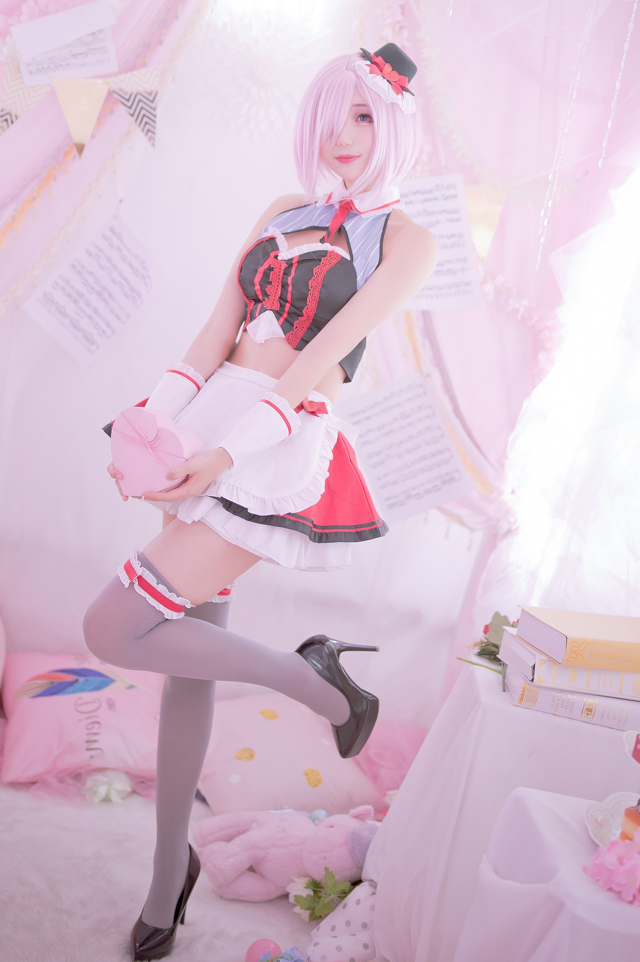 图片[1]-周叽是可爱兔兔 – NO.027 玛修情人节 [24P]-XikXak